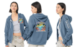 OCEAN25/Bella Canvas mid weight Full zip hoodie/3739