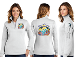 OCEAN25/Ladies 9oz Quarter Zip Sweatshirt/LST253/