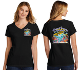 OCEAN25/Port  n Company Women's TriBlend V Neck Tee/LPC330V