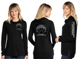 PERFPAWS/Sport Tek Women TriBlend Wicking Long Sleeve Hoodie/LST406