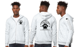 PERFPAWS/Bella Canvas mid weight Full zip hoodie/3739
