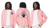 PERFPAWS/Bella Canvas mid weight Full zip hoodie/3739