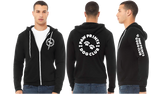 PPDC/Bella Canvas mid weight Full zip hoodie/3739