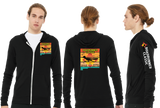 ROADRUN25/Unisex Triblend Lightweight Full Zip Hooded Long Sleeve Tee/3939
