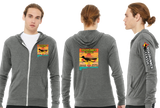 ROADRUN25/Unisex Triblend Lightweight Full Zip Hooded Long Sleeve Tee/3939