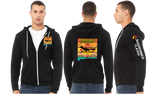 ROADRUN25/Bella Canvas mid weight Full zip hoodie/3739