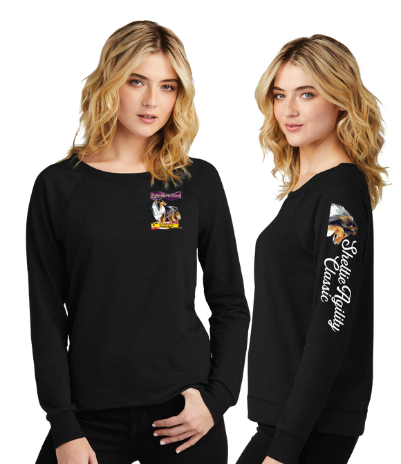 SAC24/Women Featherweight French Terry Long Sleeve Crewneck/DT672