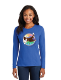 SBF/Women Long Sleeve Core Cotton Tee/LPC54LS/