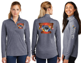 Sheltie25/TriBlend Wicking Lightweight Quarter Zip Pullover/LST407