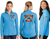 Sheltie25/TriBlend Wicking Lightweight Quarter Zip Pullover/LST407