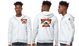 Sheltie25/Bella Canvas mid weight Full zip hoodie/3739