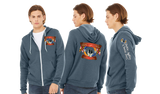 Sheltie25/Bella Canvas mid weight Full zip hoodie/3739