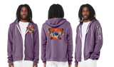 Sheltie25/Bella Canvas mid weight Full zip hoodie/3739