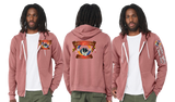Sheltie25/Bella Canvas mid weight Full zip hoodie/3739