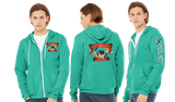 Sheltie25/Bella Canvas mid weight Full zip hoodie/3739