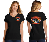 Sheltie25/Port  n Company Women's TriBlend V Neck Tee/LPC330V