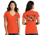 Sheltie25/Port n Company Women V Neck Tee/LPC450V