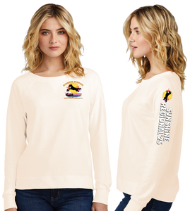 SUNREG25/Women Featherweight French Terry Long Sleeve Crewneck/DT672