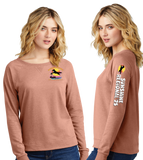 SUNREG25/Women Featherweight French Terry Long Sleeve Crewneck/DT672