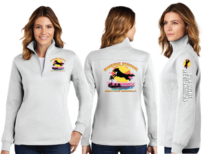 SUNREG25/Ladies 9oz Quarter Zip Sweatshirt/LST253/