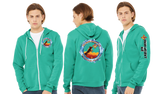SWAT.ICE25/Bella Canvas mid weight Full zip hoodie/3739 SWAT.ICE25