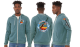 SWAT.ICE25/Bella Canvas mid weight Full zip hoodie/3739 SWAT.ICE25