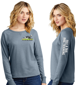 TELLTAIL/Women Featherweight French Terry Long Sleeve Crewneck/DT672