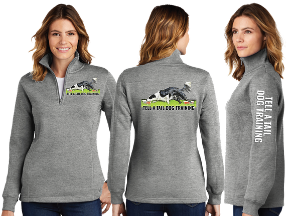 TELLTAIL/Ladies 9oz Quarter Zip Sweatshirt/LST253/