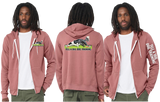 TELLTAIL/Bella Canvas mid weight Full zip hoodie/3739