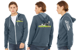 TELLTAIL/Bella Canvas mid weight Full zip hoodie/3739