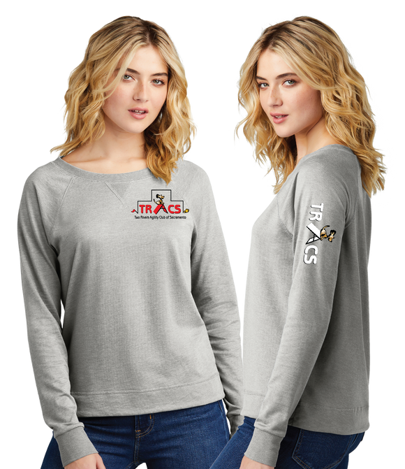 TRACS/Women Featherweight French Terry Long Sleeve Crewneck/DT672