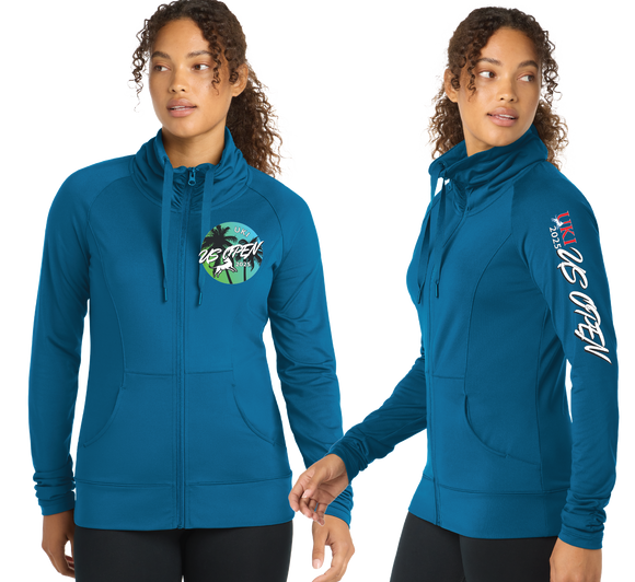 USO25/SportTek Women SportWick StretchFull Zip Jacket/LST852