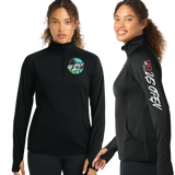 USO25/SportTek Women SportWick Stretch QTR Zip Pullover/LST850