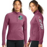 USO25/SportTek Women SportWick Stretch QTR Zip Pullover/LST850