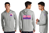 WCC25/UniSex Sport Tek TriBlend Wicking Long Sleeve Hoodie /ST406