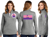 WCC25/Ladies 9oz Quarter Zip Sweatshirt/LST253/