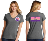 WCC25/Port  n Company Women's TriBlend V Neck Tee/LPC330V