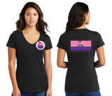 WCC25/Port n Company Women V Neck Tee/LPC450V
