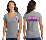 WCC25/Port n Company Women V Neck Tee/LPC450V