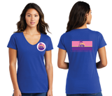 WCC25/Port n Company Women V Neck Tee/LPC450V