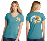 WCO25/Port  n Company Women's TriBlend V Neck Tee/LPC330V