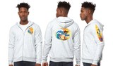 WCO25/Bella Canvas mid weight Full zip hoodie/3739