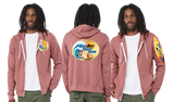 WCO25/Bella Canvas mid weight Full zip hoodie/3739