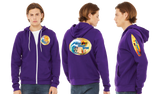WCO25/Bella Canvas mid weight Full zip hoodie/3739