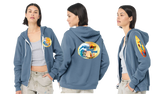 WCO25/Bella Canvas mid weight Full zip hoodie/3739