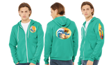 WCO25/Bella Canvas mid weight Full zip hoodie/3739