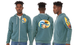 WCO25/Bella Canvas mid weight Full zip hoodie/3739