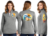 WCO25/Ladies 9oz Quarter Zip Sweatshirt/LST253/