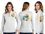 WCO25/Ladies 9oz Quarter Zip Sweatshirt/LST253/
