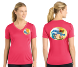 WCO25/Sport Tek Women PosiCharge Competitor V Neck/LST353